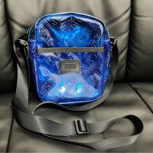 PINK Victoria's Secret clear blue crossbody bag